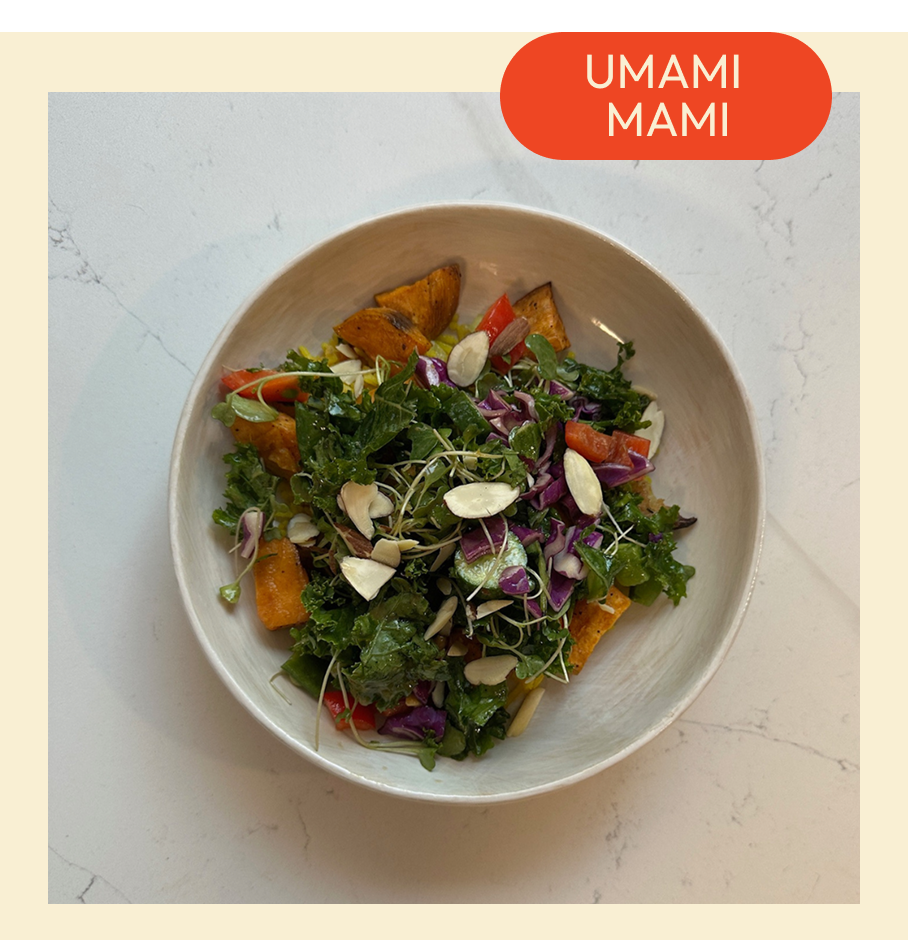 Buddha Bowl with Peanut Dressing