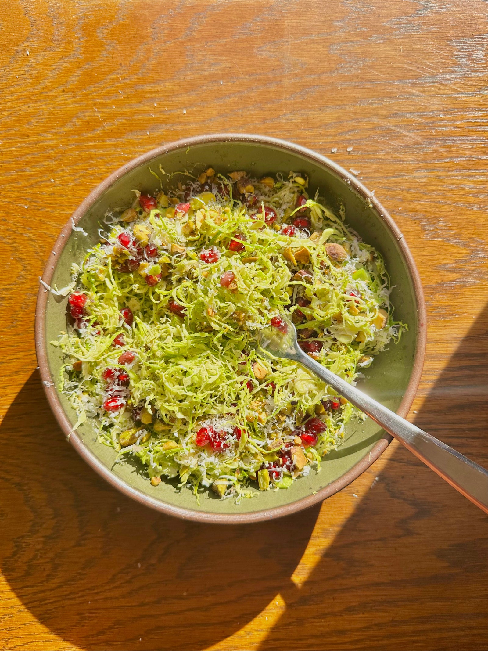 Shaved Brussels Sprout Salad