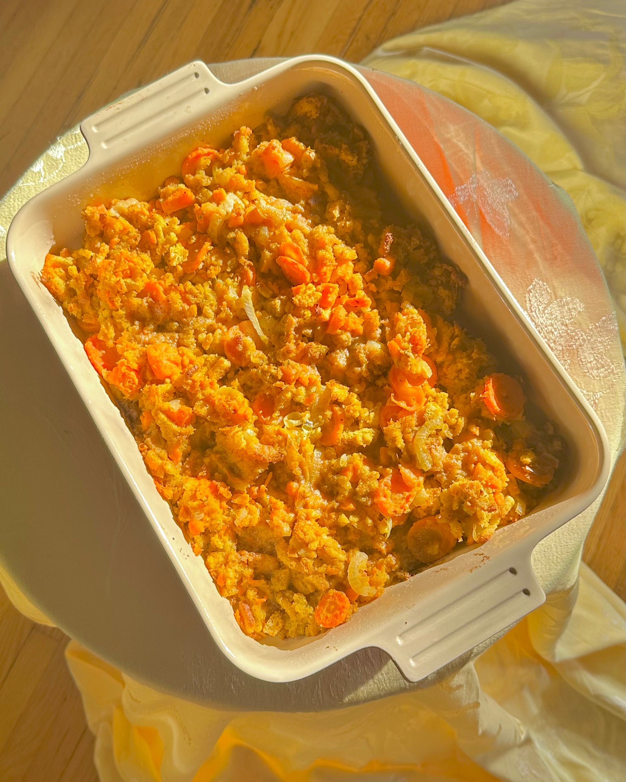 Sweet Potato & Sourdough Stuffing
