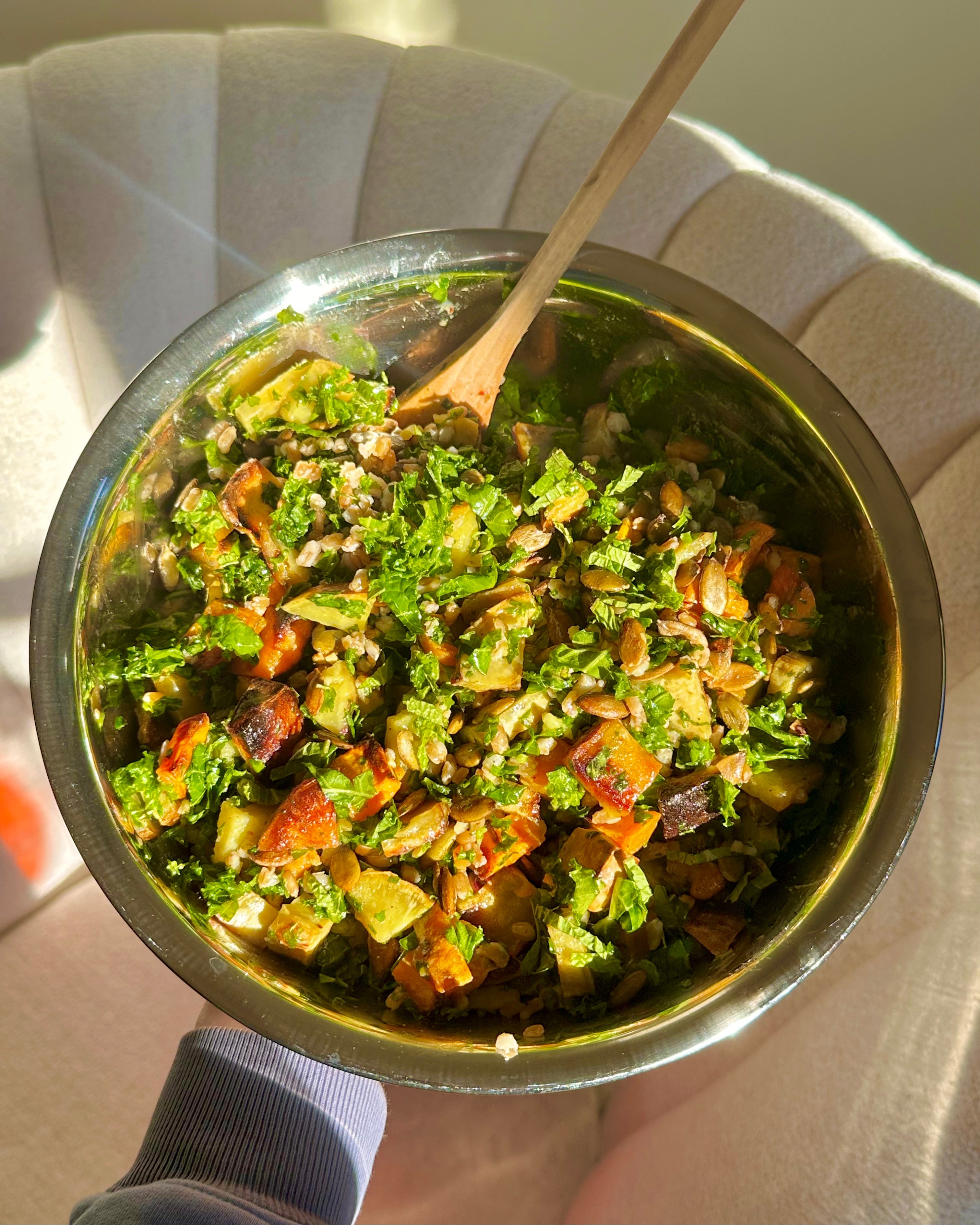 Baked Farro Salad