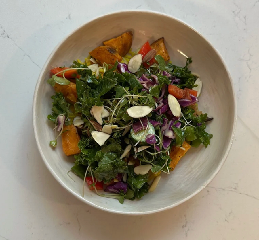 Buddha Bowl with Peanut Dressing
